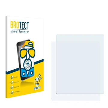 Front side of a product packaging with the brand logo BROTECT. Next to it is the corresponding screen protector.