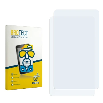 Front side of a product packaging with the brand logo BROTECT. Next to it is the corresponding screen protector.