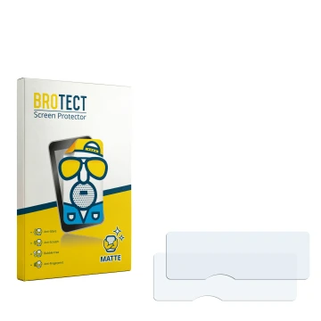 Front side of a product packaging with the brand logo BROTECT. Next to it is the corresponding screen protector.