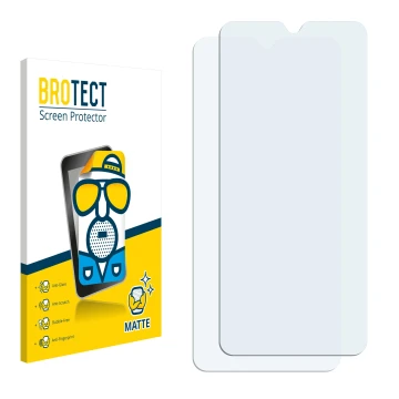 Front side of a product packaging with the brand logo BROTECT. Next to it is the corresponding screen protector.