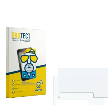 Front side of a product packaging with the brand logo BROTECT. Next to it is the corresponding screen protector.