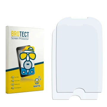 Front side of a product packaging with the brand logo BROTECT. Next to it is the corresponding screen protector.