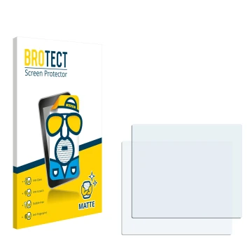 Front side of a product packaging with the brand logo BROTECT. Next to it is the corresponding screen protector.