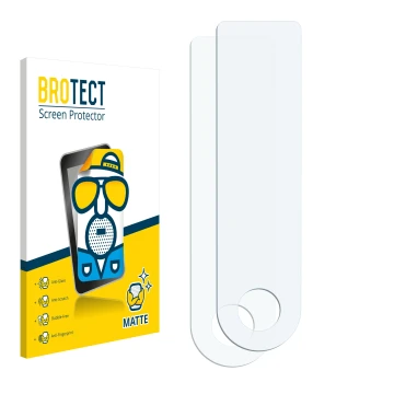 Front side of a product packaging with the brand logo BROTECT. Next to it is the corresponding screen protector.