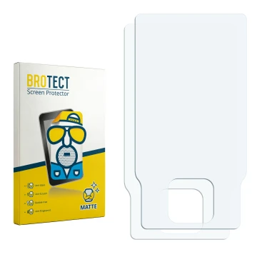 Front side of a product packaging with the brand logo BROTECT. Next to it is the corresponding screen protector.