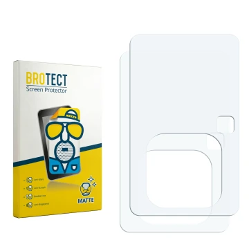 Front side of a product packaging with the brand logo BROTECT. Next to it is the corresponding screen protector.