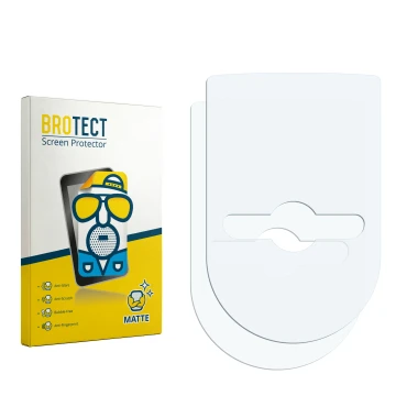 Front side of a product packaging with the brand logo BROTECT. Next to it is the corresponding screen protector.