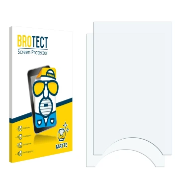 Front side of a product packaging with the brand logo BROTECT. Next to it is the corresponding screen protector.