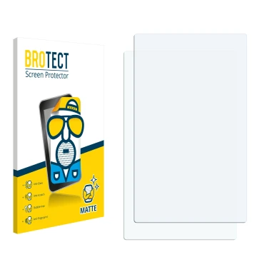 Front side of a product packaging with the brand logo BROTECT. Next to it is the corresponding screen protector.