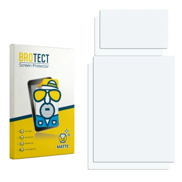 Front side of a product packaging with the brand logo BROTECT. Next to it is the corresponding screen protector.