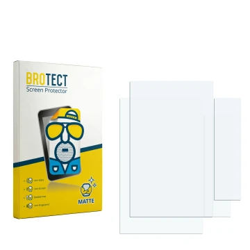 Front side of a product packaging with the brand logo BROTECT. Next to it is the corresponding screen protector.
