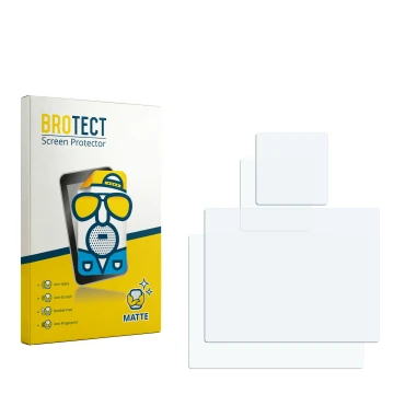 Front side of a product packaging with the brand logo BROTECT. Next to it is the corresponding screen protector.