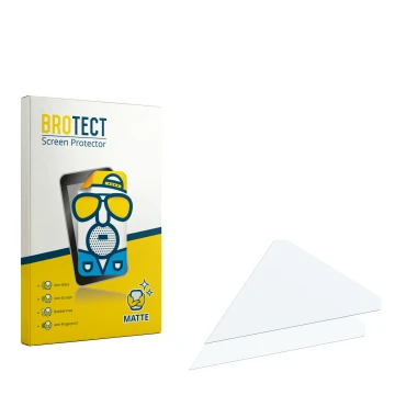 Front side of a product packaging with the brand logo BROTECT. Next to it is the corresponding screen protector.