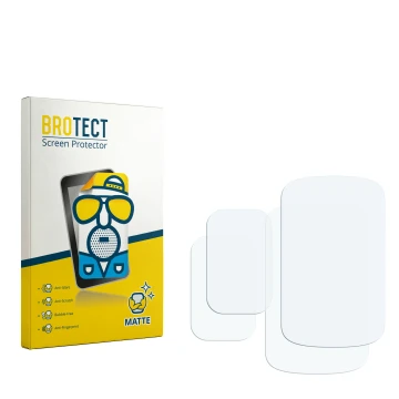 Front side of a product packaging with the brand logo BROTECT. Next to it is the corresponding screen protector.