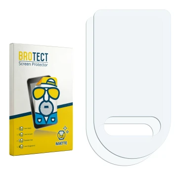 Front side of a product packaging with the brand logo BROTECT. Next to it is the corresponding screen protector.