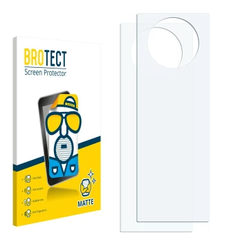 Front side of a product packaging with the brand logo BROTECT. Next to it is the corresponding screen protector.