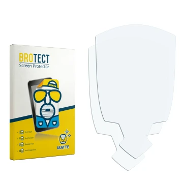 Front side of a product packaging with the brand logo BROTECT. Next to it is the corresponding screen protector.