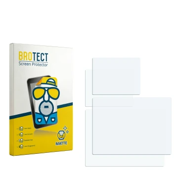 Front side of a product packaging with the brand logo BROTECT. Next to it is the corresponding screen protector.