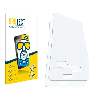 Front side of a product packaging with the brand logo BROTECT. Next to it is the corresponding screen protector.