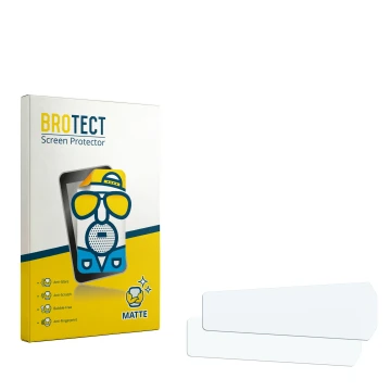 Front side of a product packaging with the brand logo BROTECT. Next to it is the corresponding screen protector.