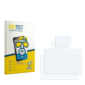 Front side of a product packaging with the brand logo BROTECT. Next to it is the corresponding screen protector.