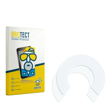 Front side of a product packaging with the brand logo BROTECT. Next to it is the corresponding screen protector.