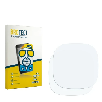 Front side of a product packaging with the brand logo BROTECT. Next to it is the corresponding screen protector.