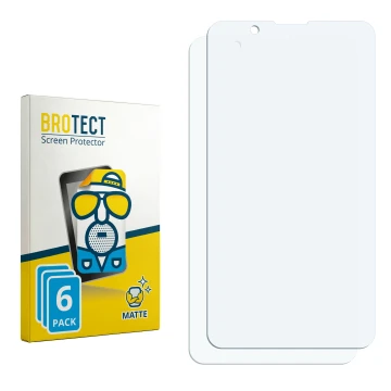 Front side of a product packaging with the brand logo BROTECT. Next to it is the corresponding screen protector.