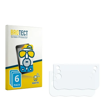 Front side of a product packaging with the brand logo BROTECT. Next to it is the corresponding screen protector.