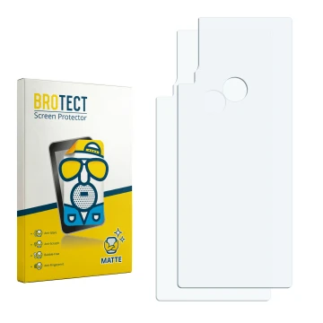 Front side of a product packaging with the brand logo BROTECT. Next to it is the corresponding screen protector.
