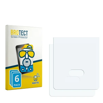 Front side of a product packaging with the brand logo BROTECT. Next to it is the corresponding screen protector.