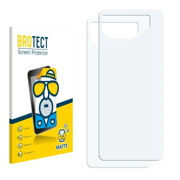 Front side of a product packaging with the brand logo BROTECT. Next to it is the corresponding screen protector.