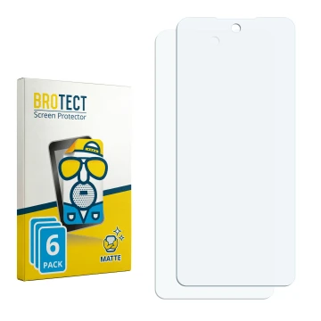 Front side of a product packaging with the brand logo BROTECT. Next to it is the corresponding screen protector.