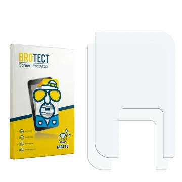 Front side of a product packaging with the brand logo BROTECT. Next to it is the corresponding screen protector.