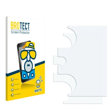 Front side of a product packaging with the brand logo BROTECT. Next to it is the corresponding screen protector.