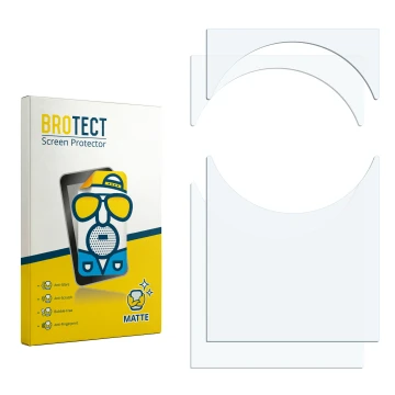 Front side of a product packaging with the brand logo BROTECT. Next to it is the corresponding screen protector.