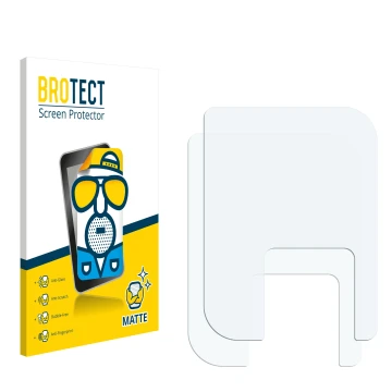 Front side of a product packaging with the brand logo BROTECT. Next to it is the corresponding screen protector.