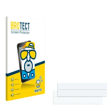 Front side of a product packaging with the brand logo BROTECT. Next to it is the corresponding screen protector.