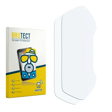 Front side of a product packaging with the brand logo BROTECT. Next to it is the corresponding screen protector.