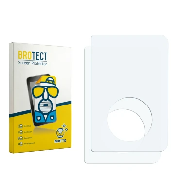 Front side of a product packaging with the brand logo BROTECT. Next to it is the corresponding screen protector.