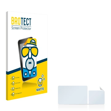 Front side of a product packaging with the brand logo BROTECT. Next to it is the corresponding screen protector.