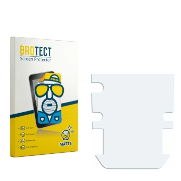 Front side of a product packaging with the brand logo BROTECT. Next to it is the corresponding screen protector.