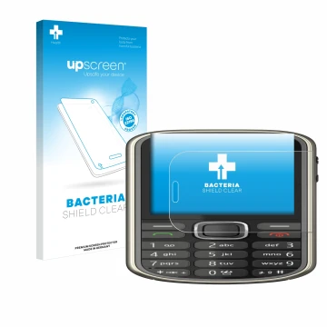 Front side of a product packaging with the brand logo upscreen. Next to it is the device Nokia 3720 classic shown with the cor