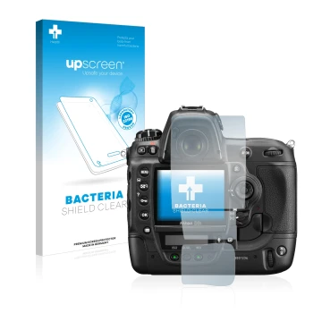 Front side of a product packaging with the brand logo upscreen. Next to it is the device Nikon D3S shown with the correspondin