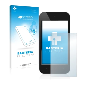 Front side of a product packaging with the brand logo upscreen. Next to it is the device shown with the corresponding screen p