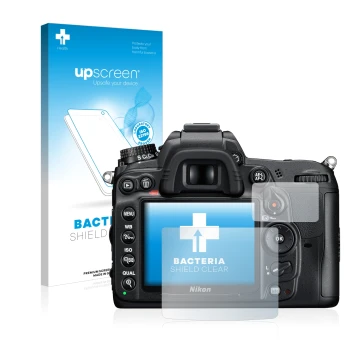 Front side of a product packaging with the brand logo upscreen. Next to it is the device Nikon D7000 shown with the correspond