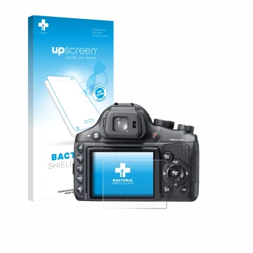 Front side of a product packaging with the brand logo upscreen. Next to it is the device Fujifilm FinePix X-S1 shown with the 
