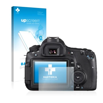 Front side of a product packaging with the brand logo upscreen. Next to it is the device Canon EOS 650D shown with the corresp