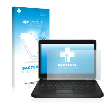 Front side of a product packaging with the brand logo upscreen. Next to it is the device Dell Latitude 14 E5440 Non-Touch show