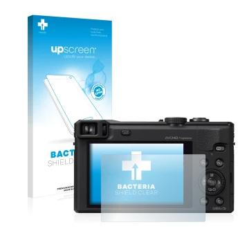 Front side of a product packaging with the brand logo upscreen. Next to it is the device Panasonic Lumix DMC-TZ61 shown with t